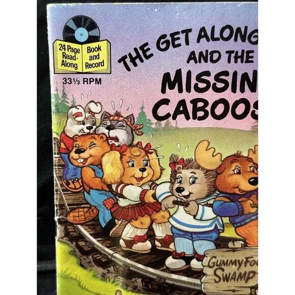 Vintage 1984 THE GET ALONG GANG AND THE MISSING CABOOSE Read Along BOOK ONLY - Picture 4 of 9